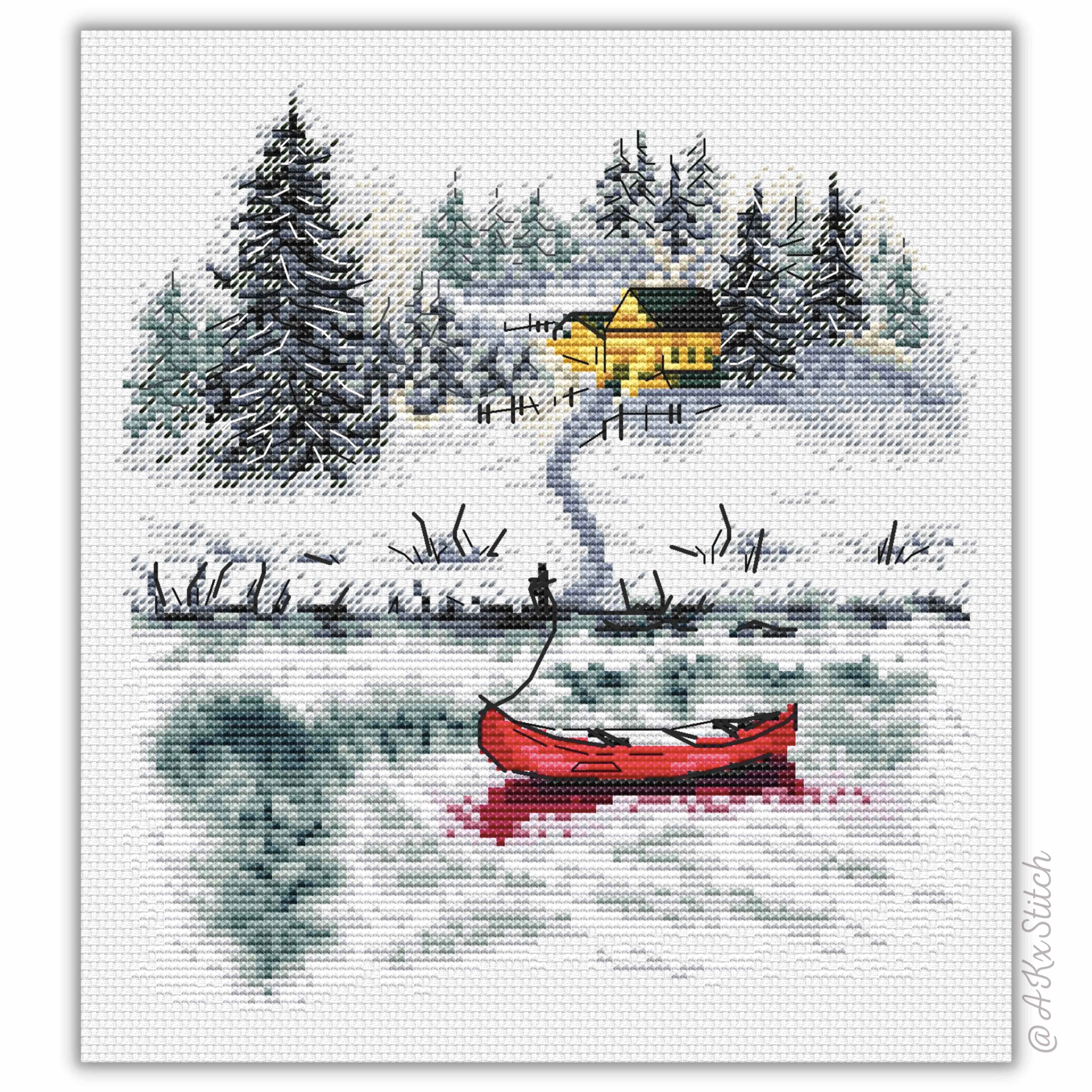 Silence Cross Stitch PDF Pattern