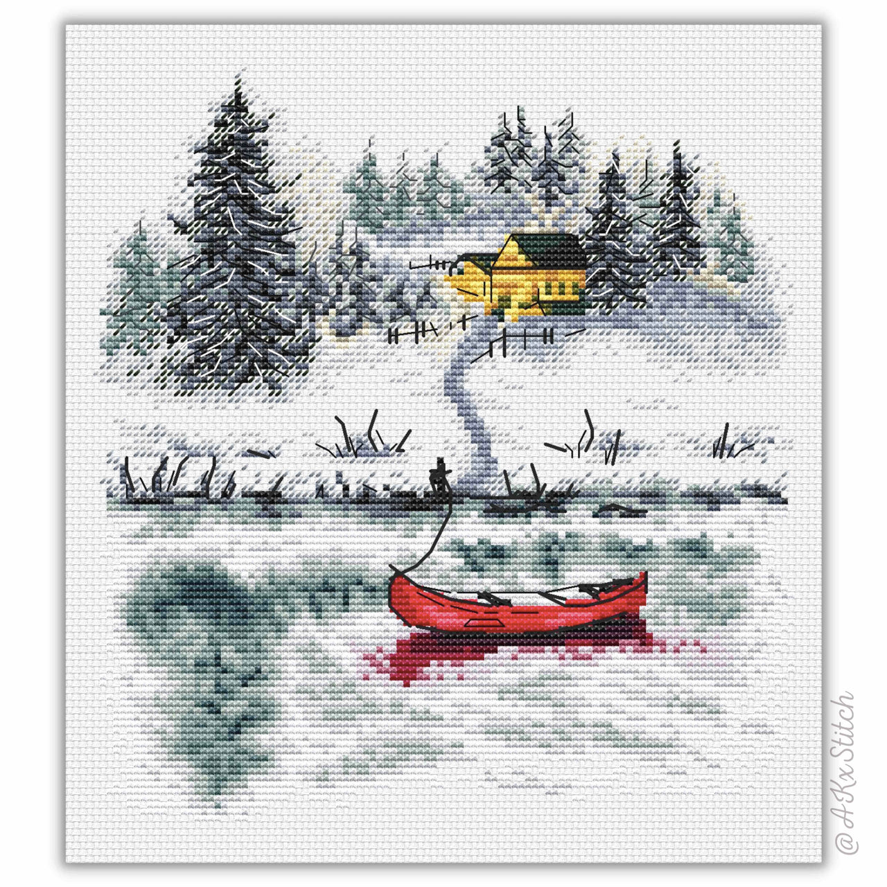 Silence Cross Stitch PDF Pattern