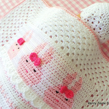 Bedtime Bunnies Baby Blanket