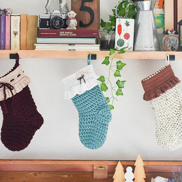Rustic Ruffles Stocking