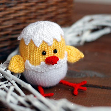 Easter chicken hatched from egg