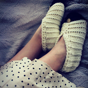 Black and White Slippers