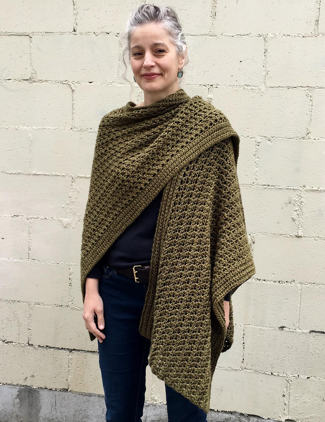 Crochet Ruana Pattern: Really-Caught-My-Eye Ruana