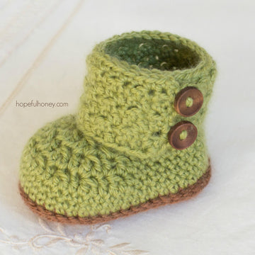 Cashmere Avocado Baby Booties