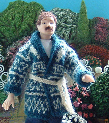 1:12th scale mans long cardigan
