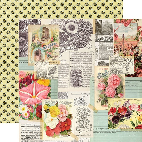 Simple Stories Simple Vintage Garden District Double-Sided Cardstock 12" 25/Pkg - See The Beauty