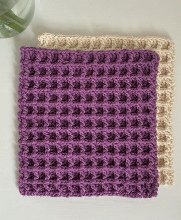 Waffle dishcloth