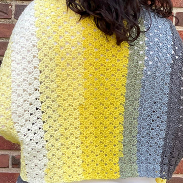 Double Peephole Shawl