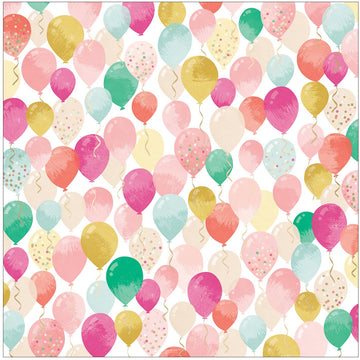 American Crafts And Many More Specialty Paper 12"X12" - Acetate W/Champagne Foil
