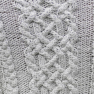 "Joyce" - summer sweater with cables