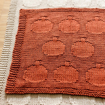 Pumpkin Washcloth