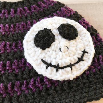 Skeleton Messy Bun Beanie