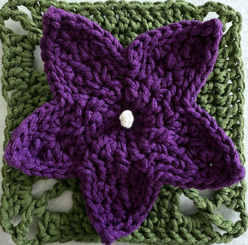 Balloon Flower Granny Square