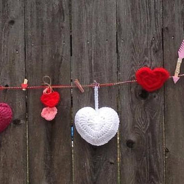 Valentines Heart Garland