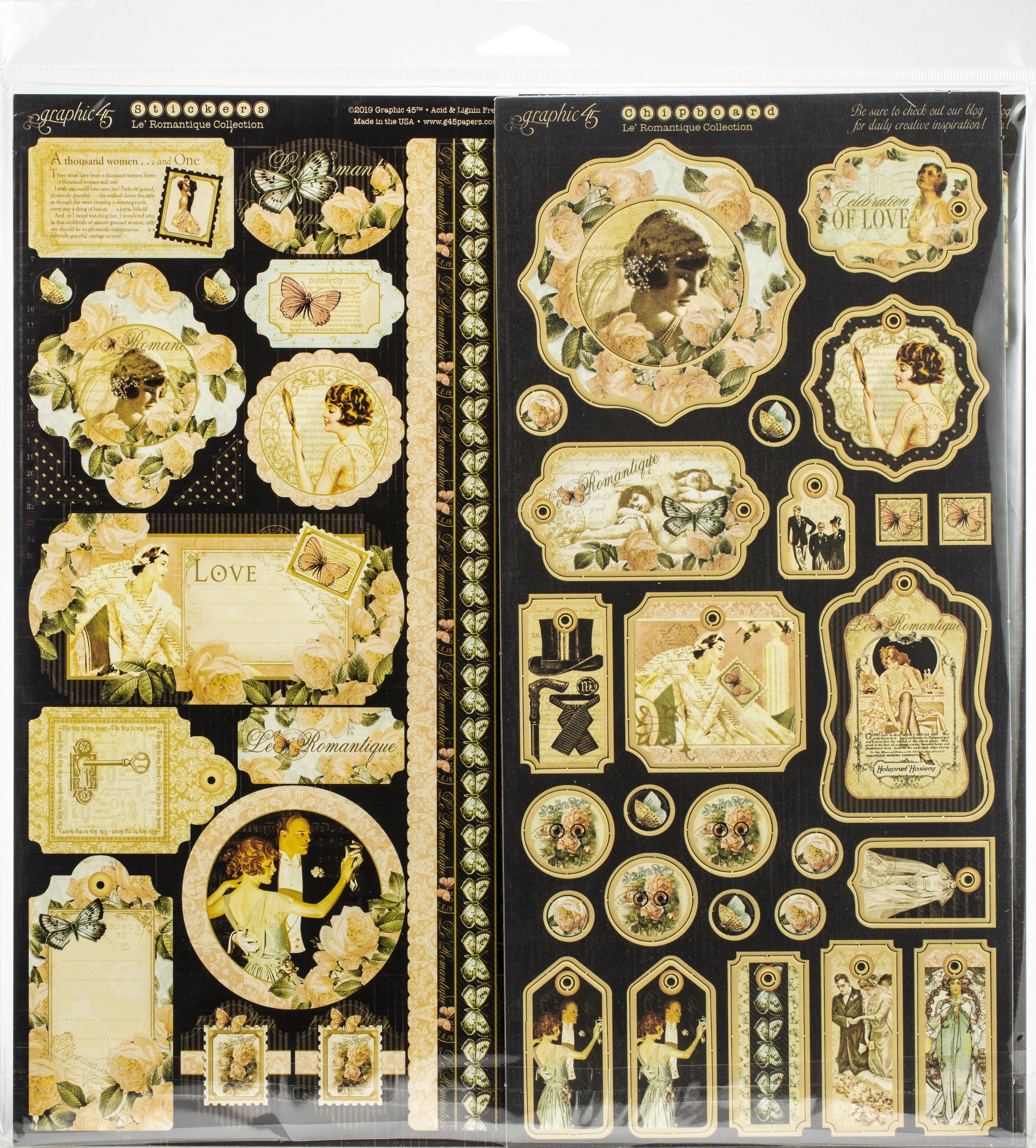 Graphic 45 Deluxe Collector's Edition Pack 12"X12" - Le Romantique
