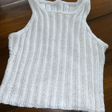 AW05 Cropped Rib Top