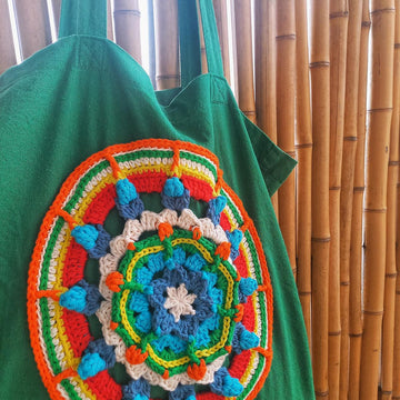 Crochet Mandala | Crochet Doily | Hexie Splash