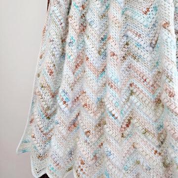 Agate Beach Chevron Blanket