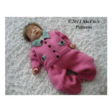 Collared Cardigan Knitting Pattern #185