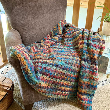 Painted Pathways Throw