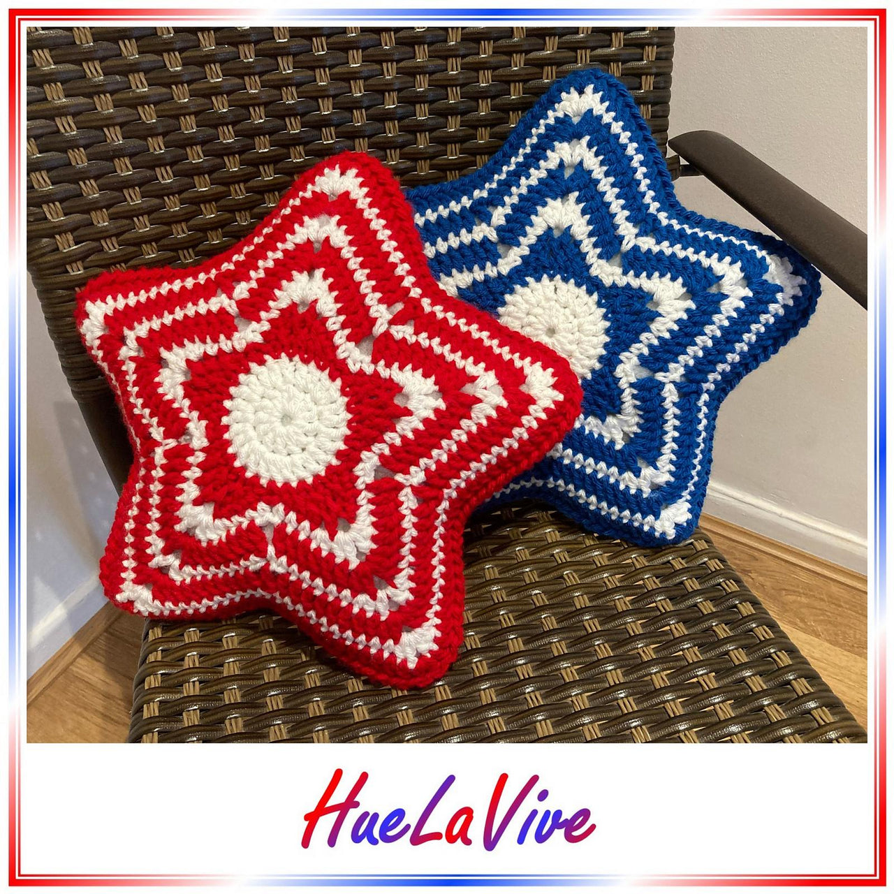 Medium Star Cushion by HueLaVive