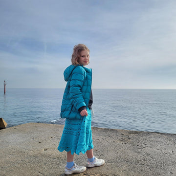 Boho Blues skirt  - girls