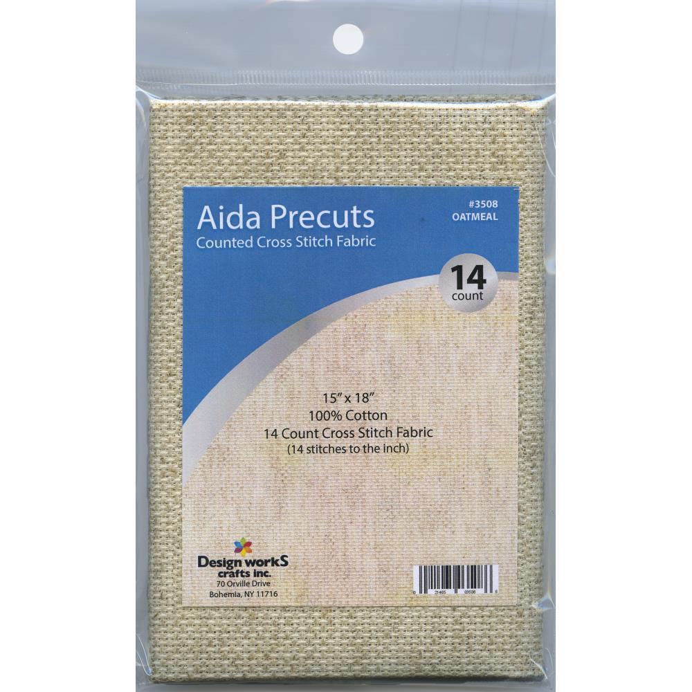 Design Works Gold Quality Aida 14 Count W3508 - Oatmeal - 15"X18"
