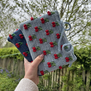 Cherry Book Sleeve Pouch