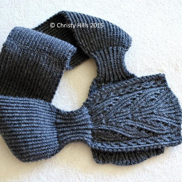 Everest Scarf ( Keyhole / Ascot / Pull-Through / Vintage / Stay On Scarf Knitting Pattern )
