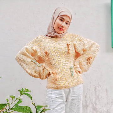 Rain bow sweater crochet PDF pattern