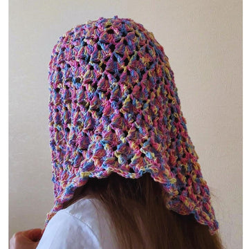 Easy to crochet Bandana or Triangle shawl