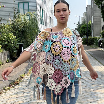 Fortune Flower Poncho
