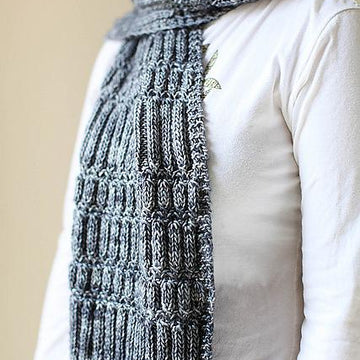 Stacked Columns Wrap and Shawl