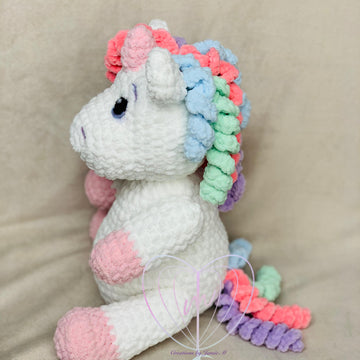 Unicorn plush amigurumi