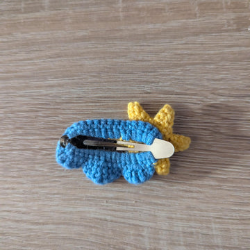 Cloud and sun hair clip english-us