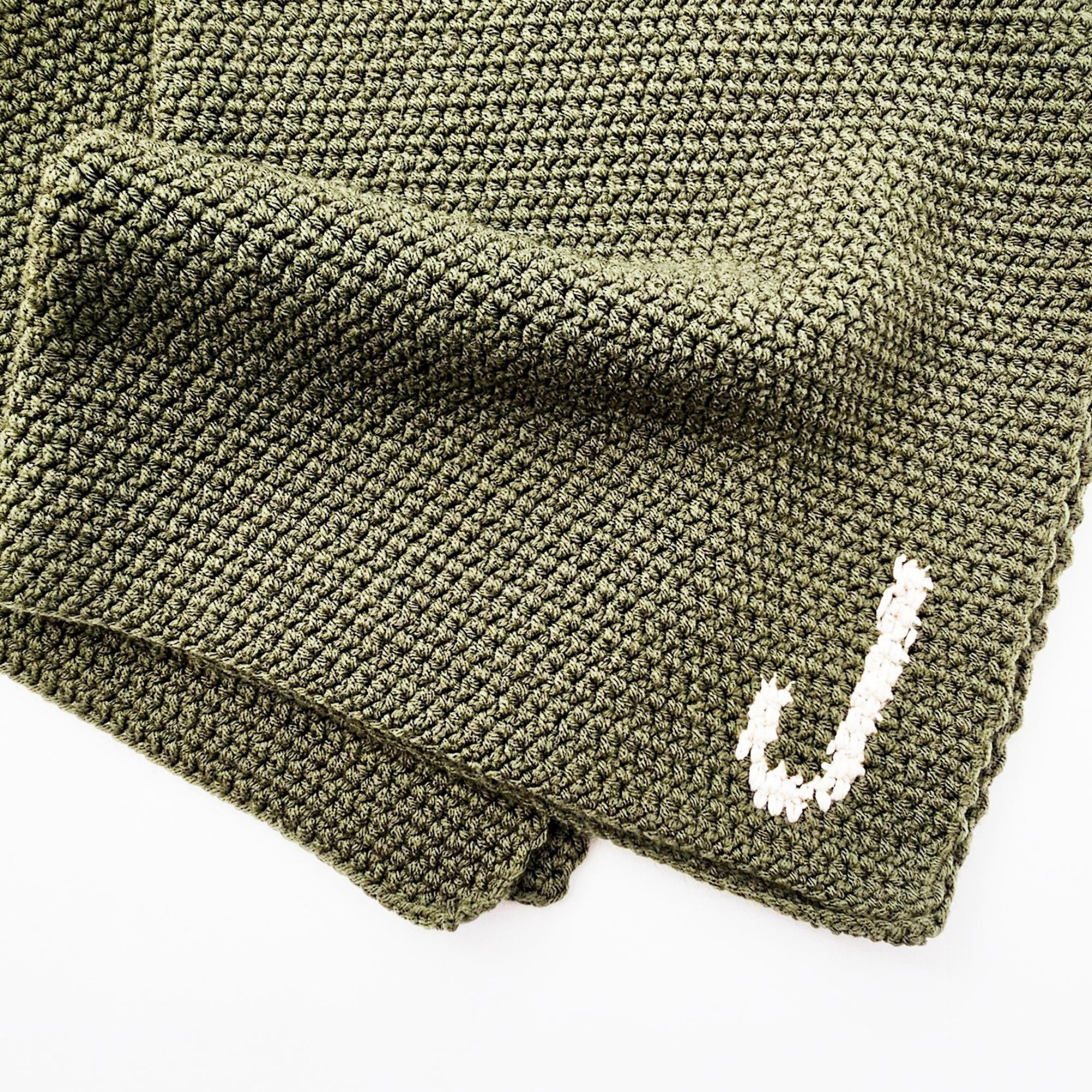 Heirloom Initial Baby Blanket
