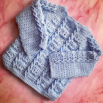 Flowerpot Baby Sweater