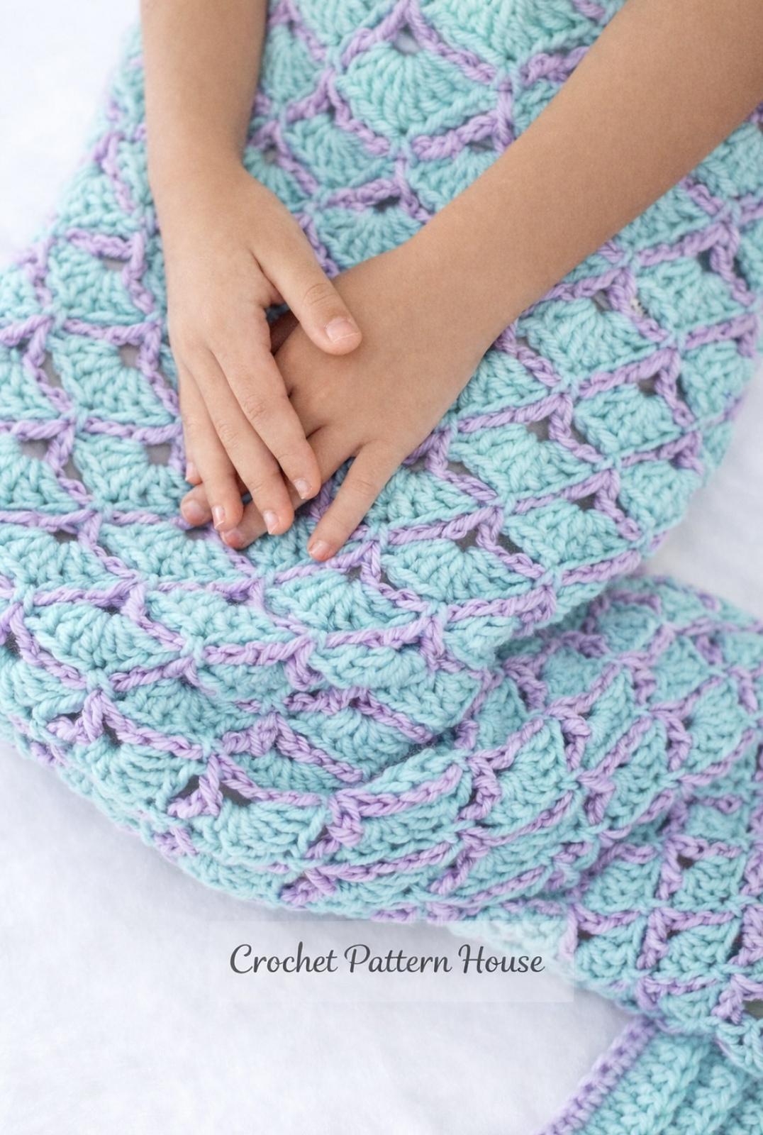 Mermaid Dreams Tail Blanket