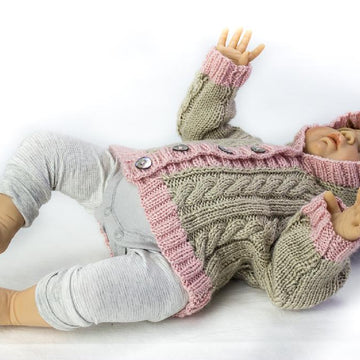 Cable Cardigan With Optional Hood