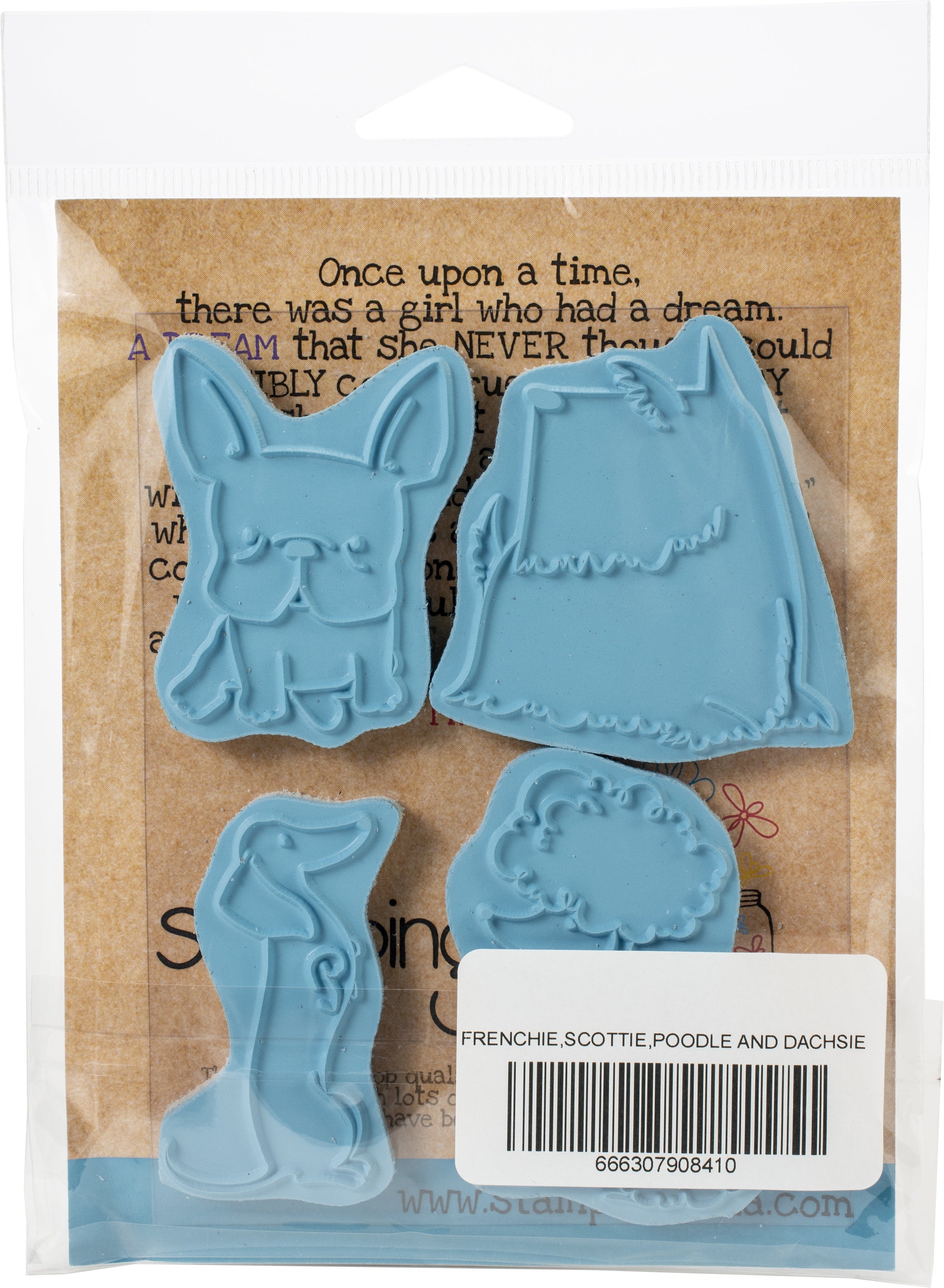 Stamping Bella Cling Stamps - Frenchie, Scottie, Poodle & Dachsie