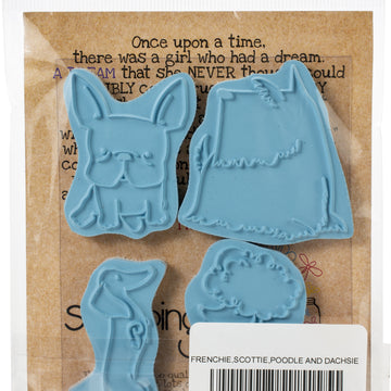 Stamping Bella Cling Stamps - Frenchie, Scottie, Poodle & Dachsie