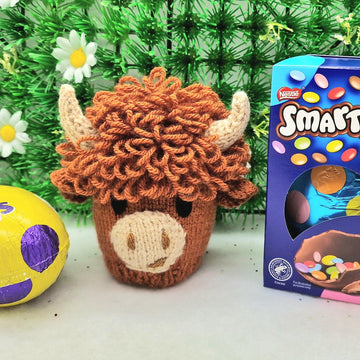 Highland Cow Easter Egg Cosy