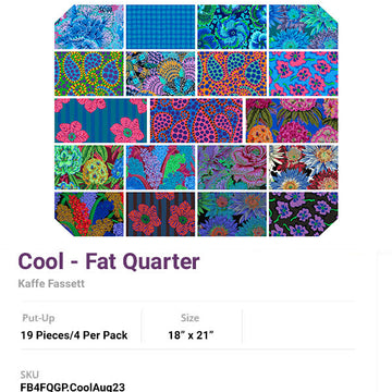 Kaffe Fassett Collective Fat Quarter Bundle - Cool