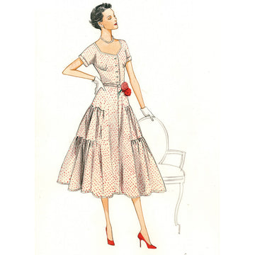 Vogue Misses' Dress and Belt V9106 - Sewing Pattern