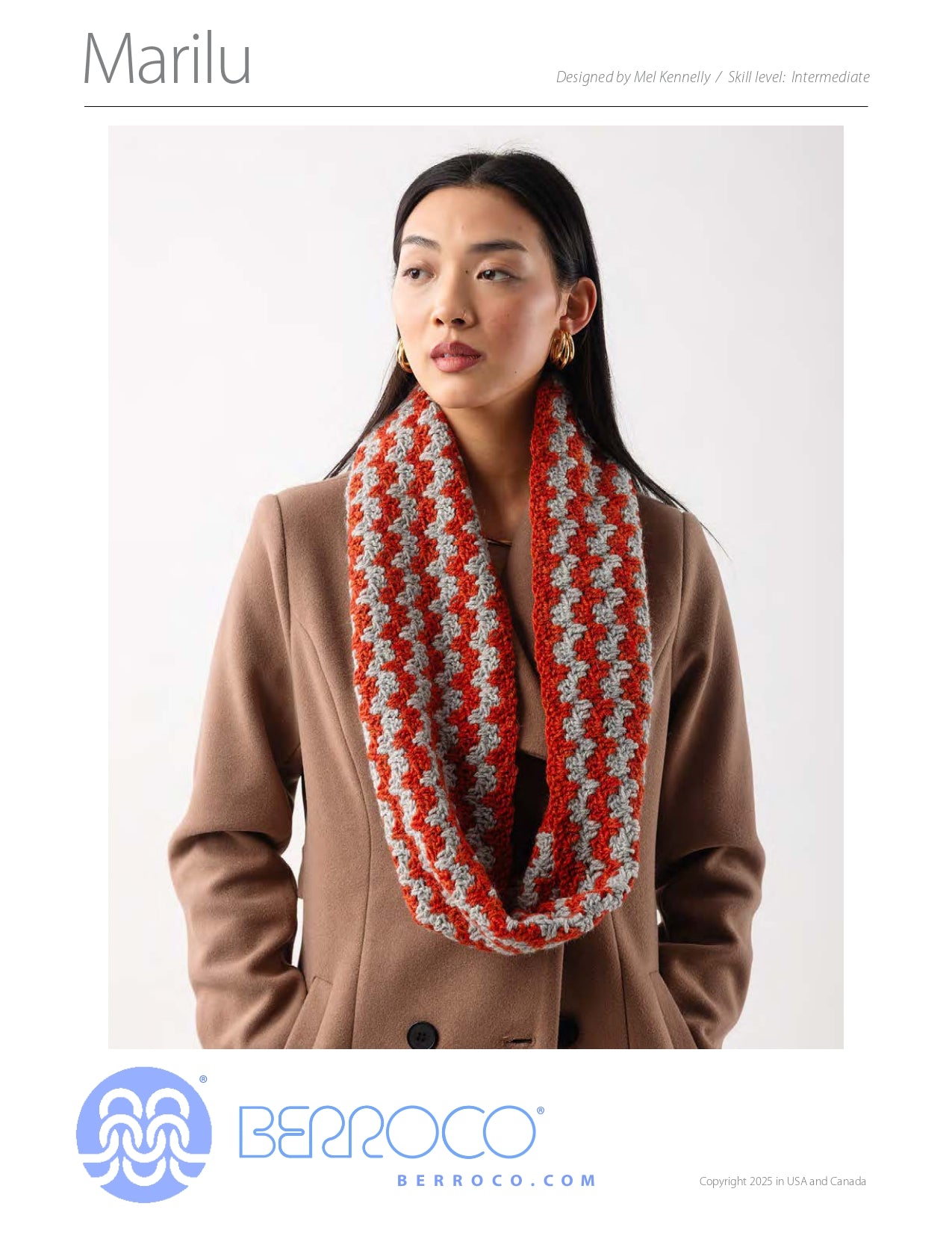 Marilu Scarf in Berroco Ultra Alpaca Light - Downloadable PDF