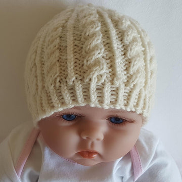 Sammy - babies cabled hat
