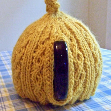 Cable & Rib Tea Cozy