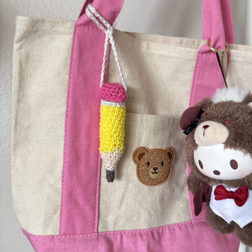 No-Sew Pencil Chapstick Bag Charm