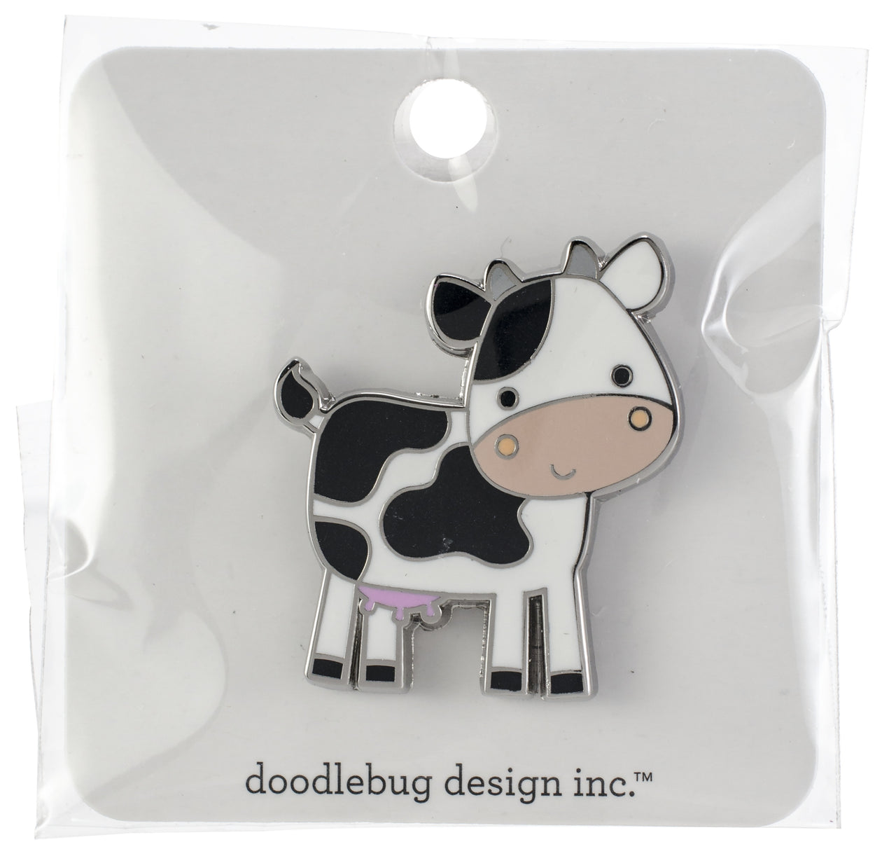 Doodlebug Collectible Enamel Pin - Cow