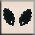 Mill Hill Bead MH12197 - Med Holly Leaf Matte Dark Emer
